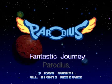 Parodius (EU) screen shot title